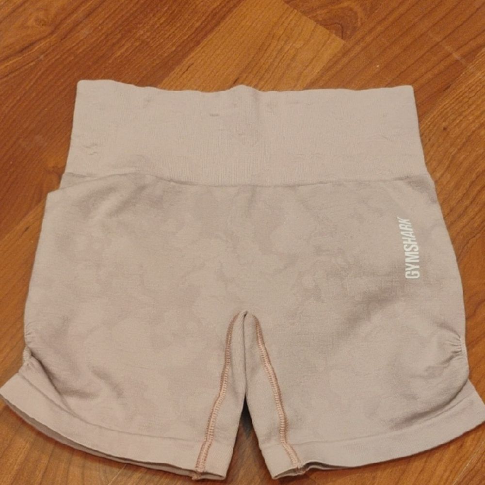 Gymshark Women's Beige Athletic Shorts